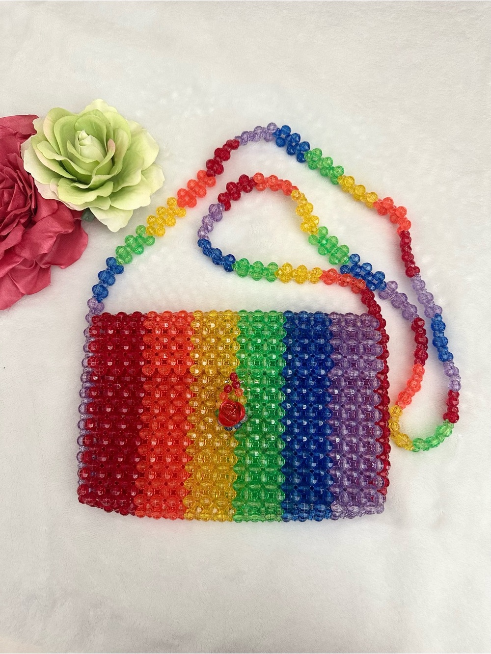 Susan Alexandra Rainbow Crossbody Bag